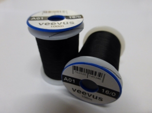 Veevus 16/0 Black A01